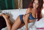 Sian Sayer Stripping From Her Jacket And Blue Lingerie n6vnhjt4u3