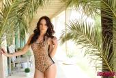 Jo Bosley Strips From Her Animal Print Bodysuit 76voeutry2