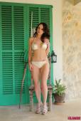 Jo Bosley White And Gold Bikini k6vovp95dn