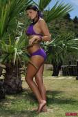 Sasha Cane Sasha Strips Naked From Her Purple Bikini In The Sun 46vpg6v3nr