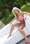 Beckiie Hague Cute Pink And White Lingerie a6vrkh04j7