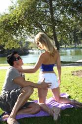 Charlee Monroe Guy Strolls Down The Park And Fines Beautiful Blond Slut - 224x g7adl7poek