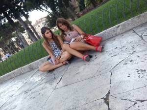 Italian Mom And Daughter On The Street-67bpi97en2.jpg