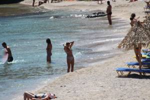 Babe I caught topless in Kalafatis beach, Mykonosn7bx8asf1z.jpg